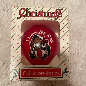 I Love My Dog Collectors Series Christmas Ornament!